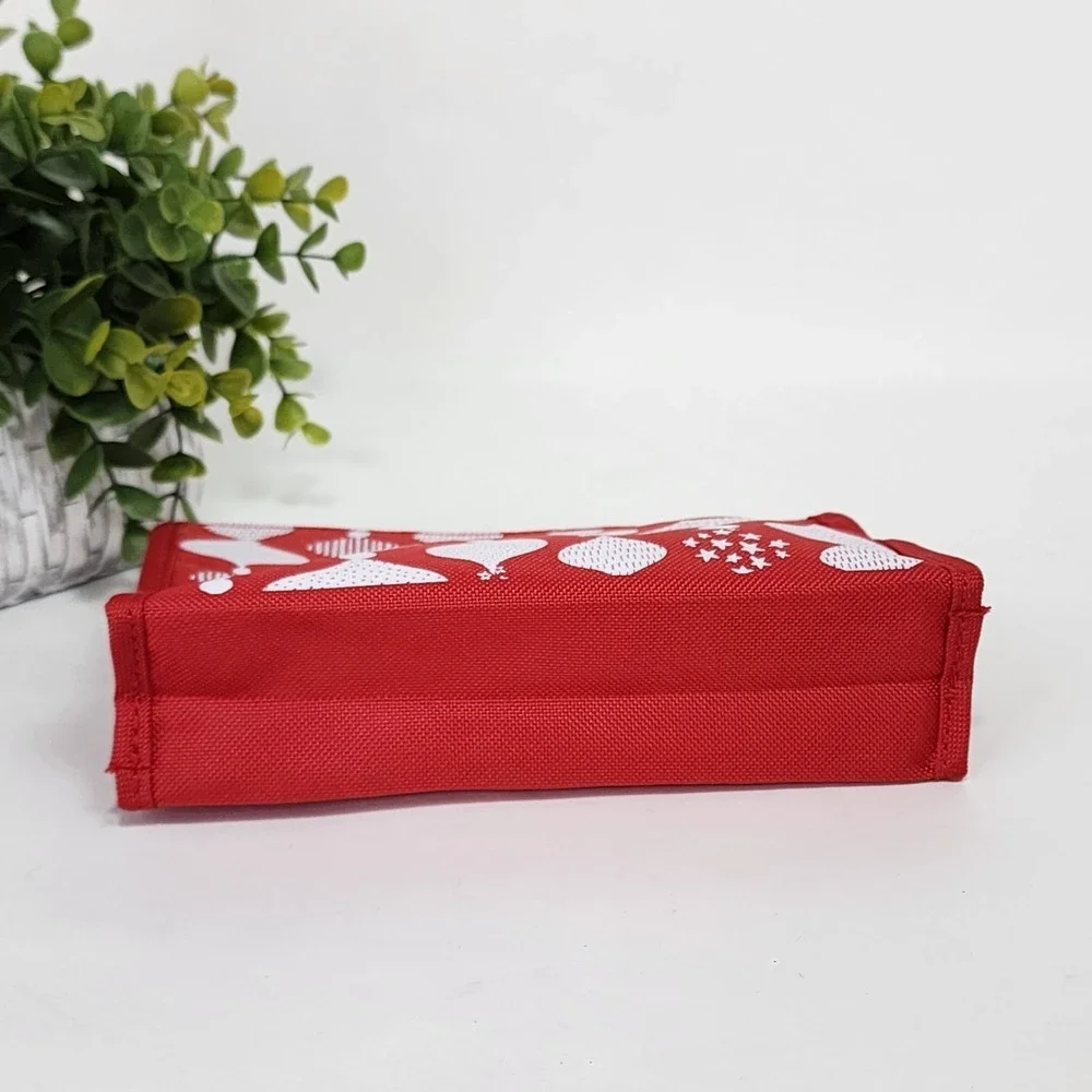 The Body Shop Cosmetic Make-Up Zip Canvas Mesh 7.75